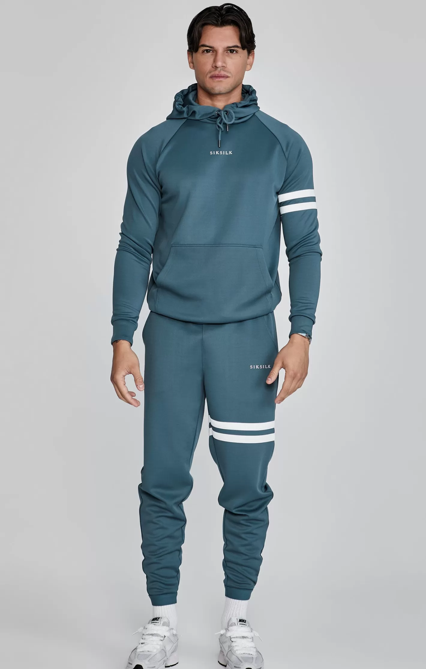 SikSilk Hoodies^Muscle Fit Hoodie