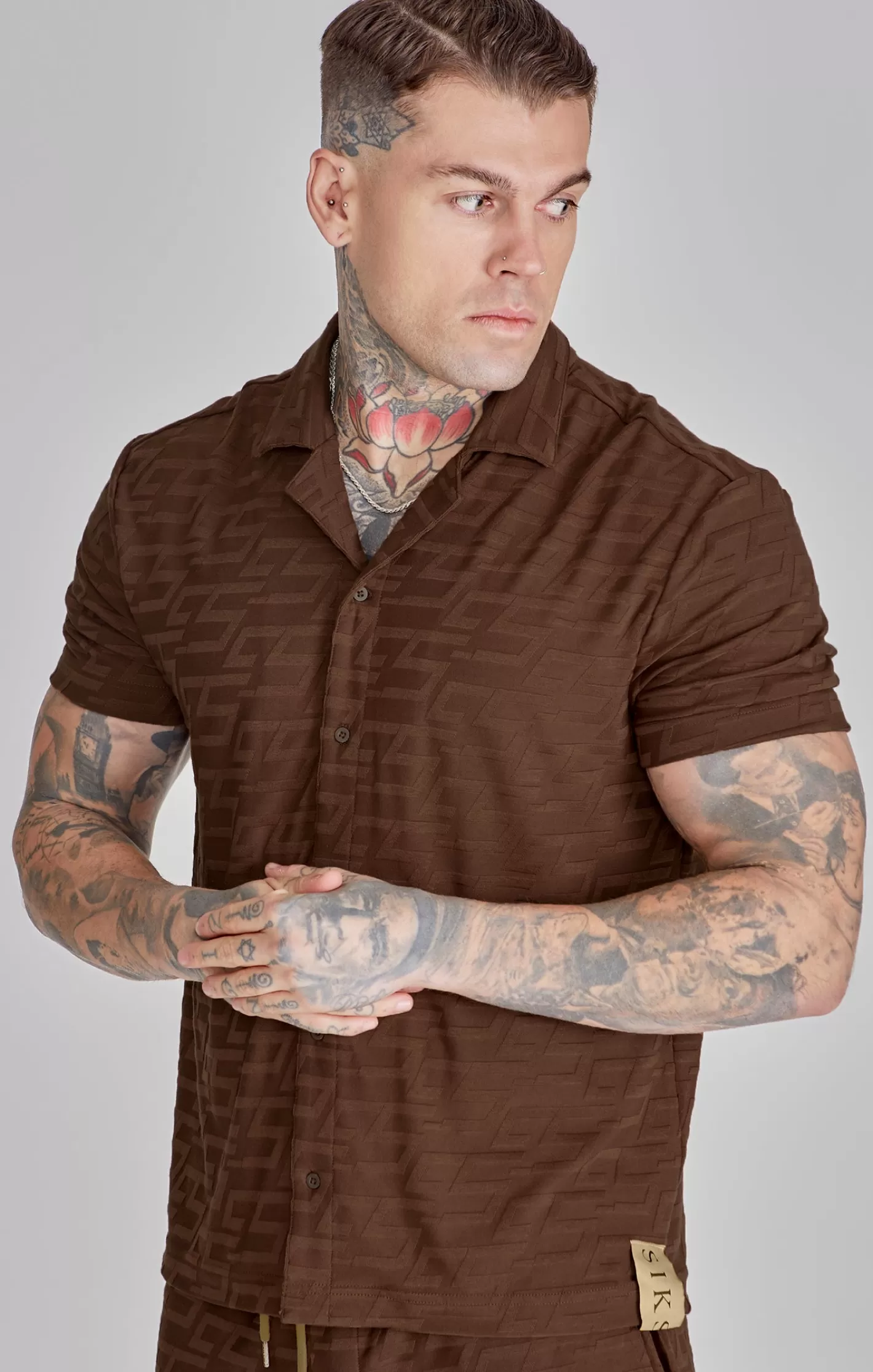 SikSilk Shirts^Towelling Shirt