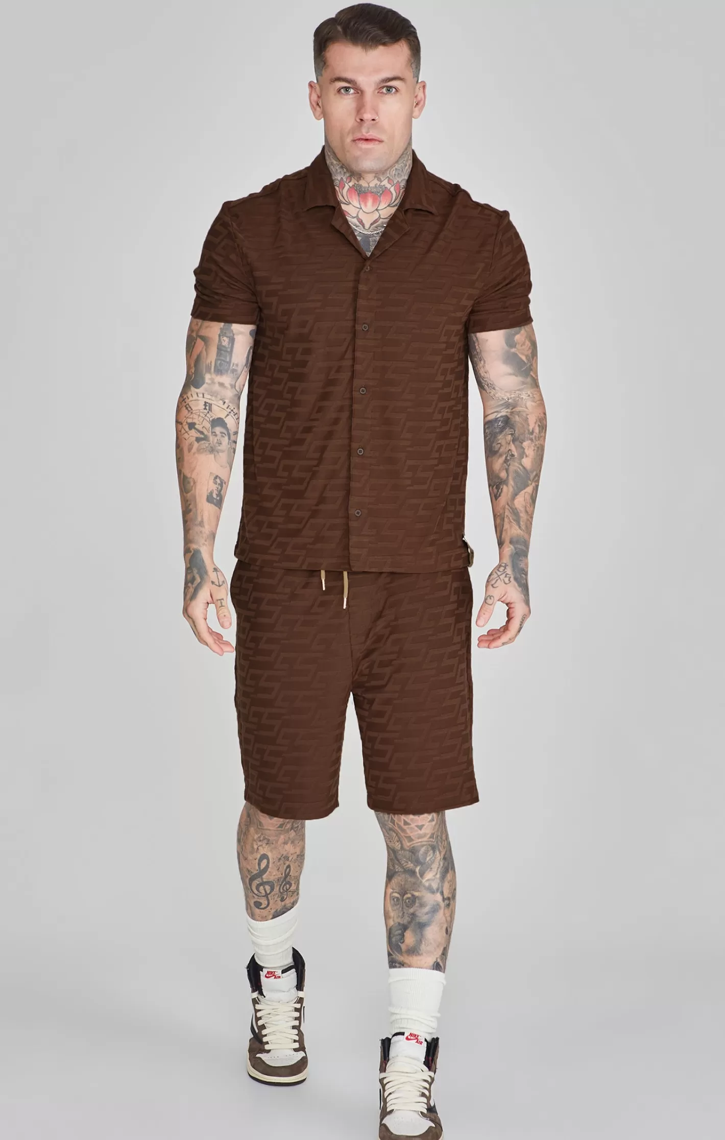 SikSilk Shirts^Towelling Shirt
