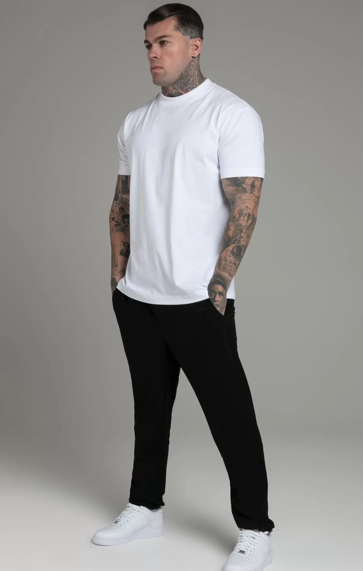 SikSilk T-shirts^White Pack of 2 T-Shirts
