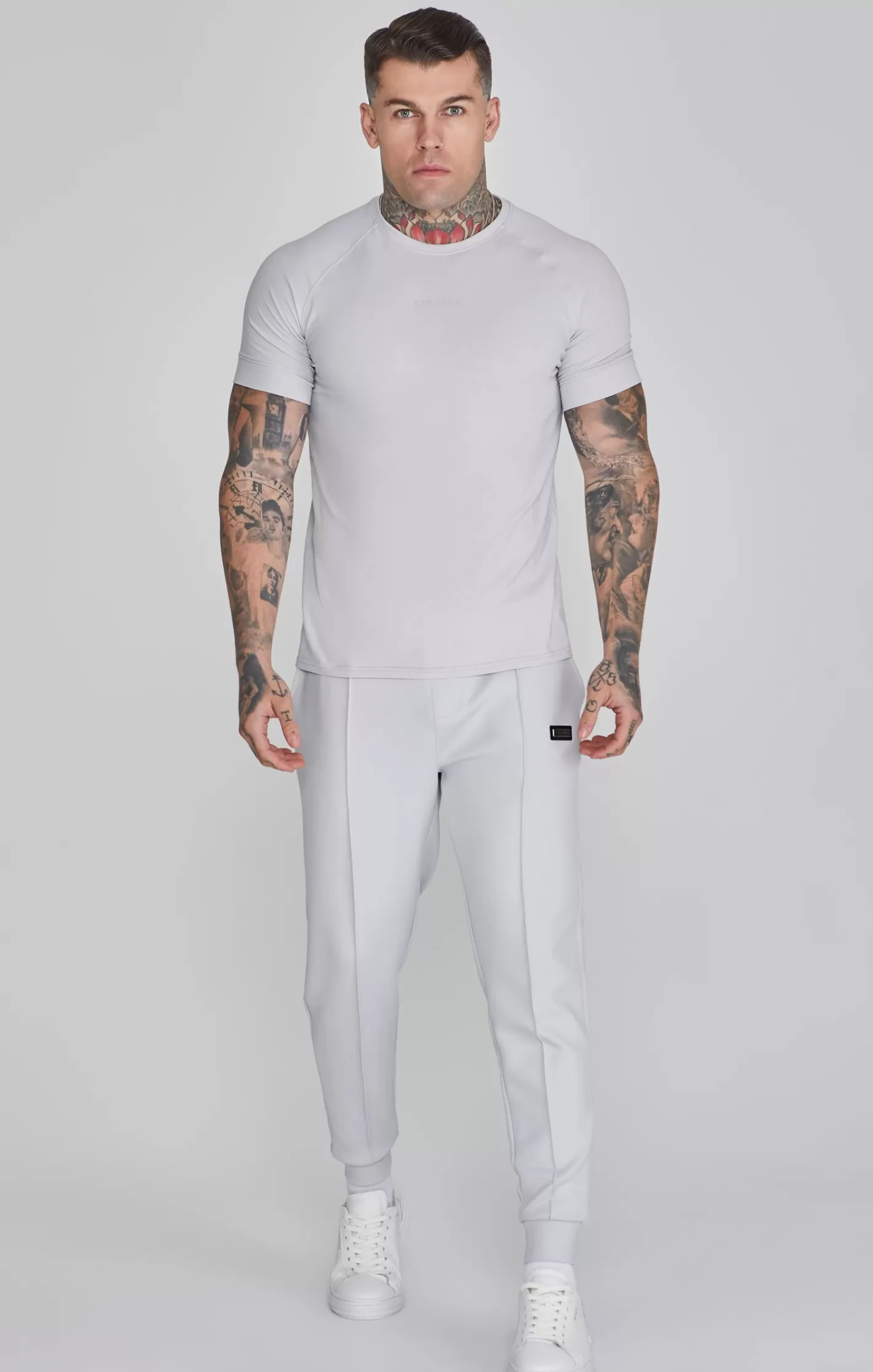 SikSilk T-shirts^Grey Smart T-Shirt