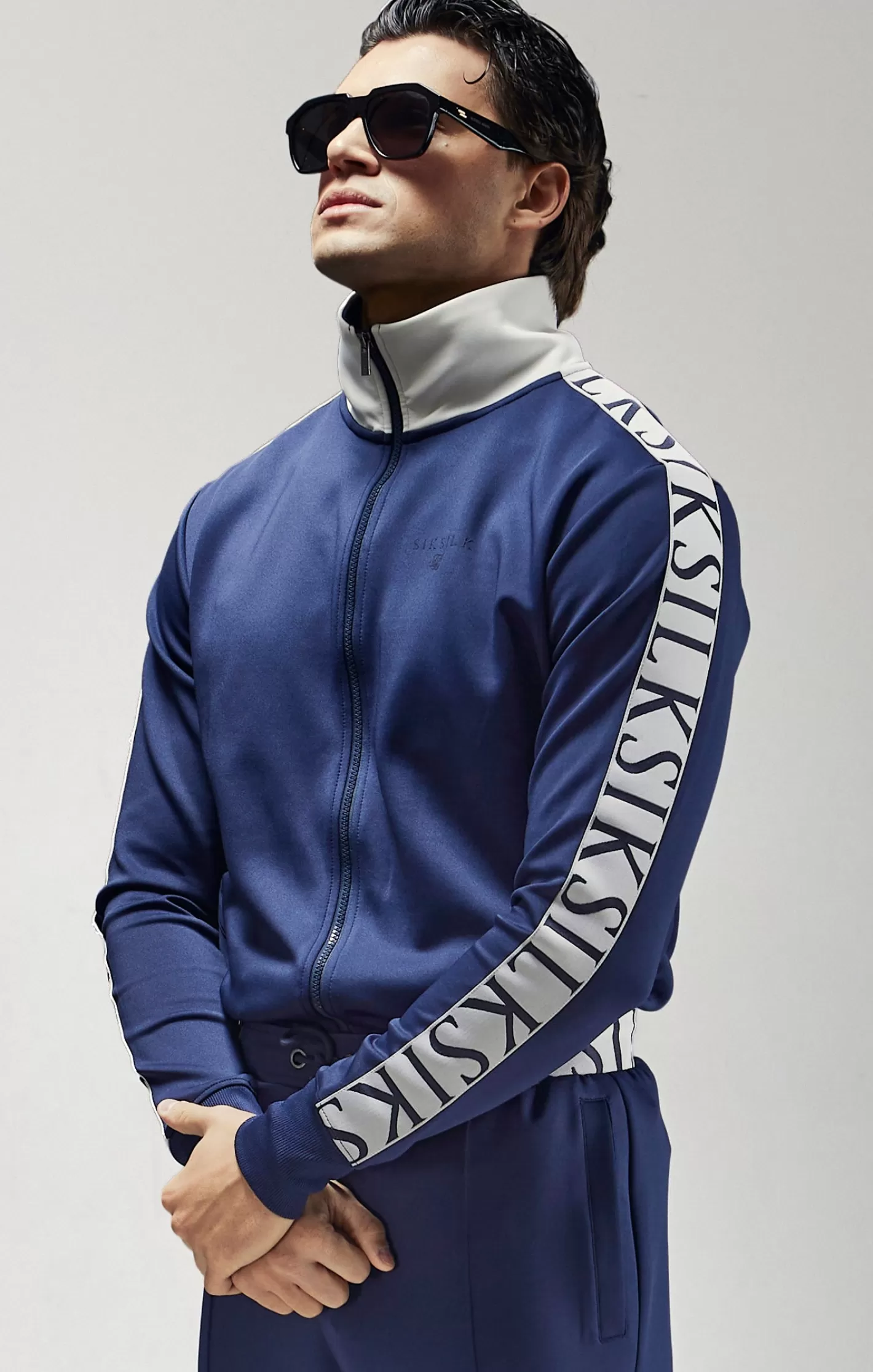 SikSilk Hoodies^Full Zip Track Top
