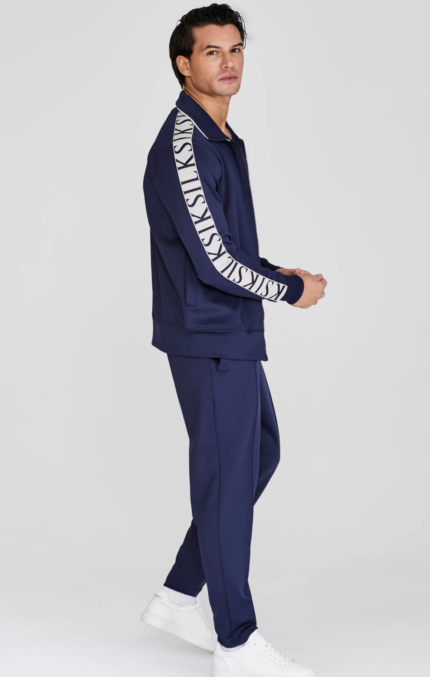 SikSilk Hoodies^Full Zip Track Top