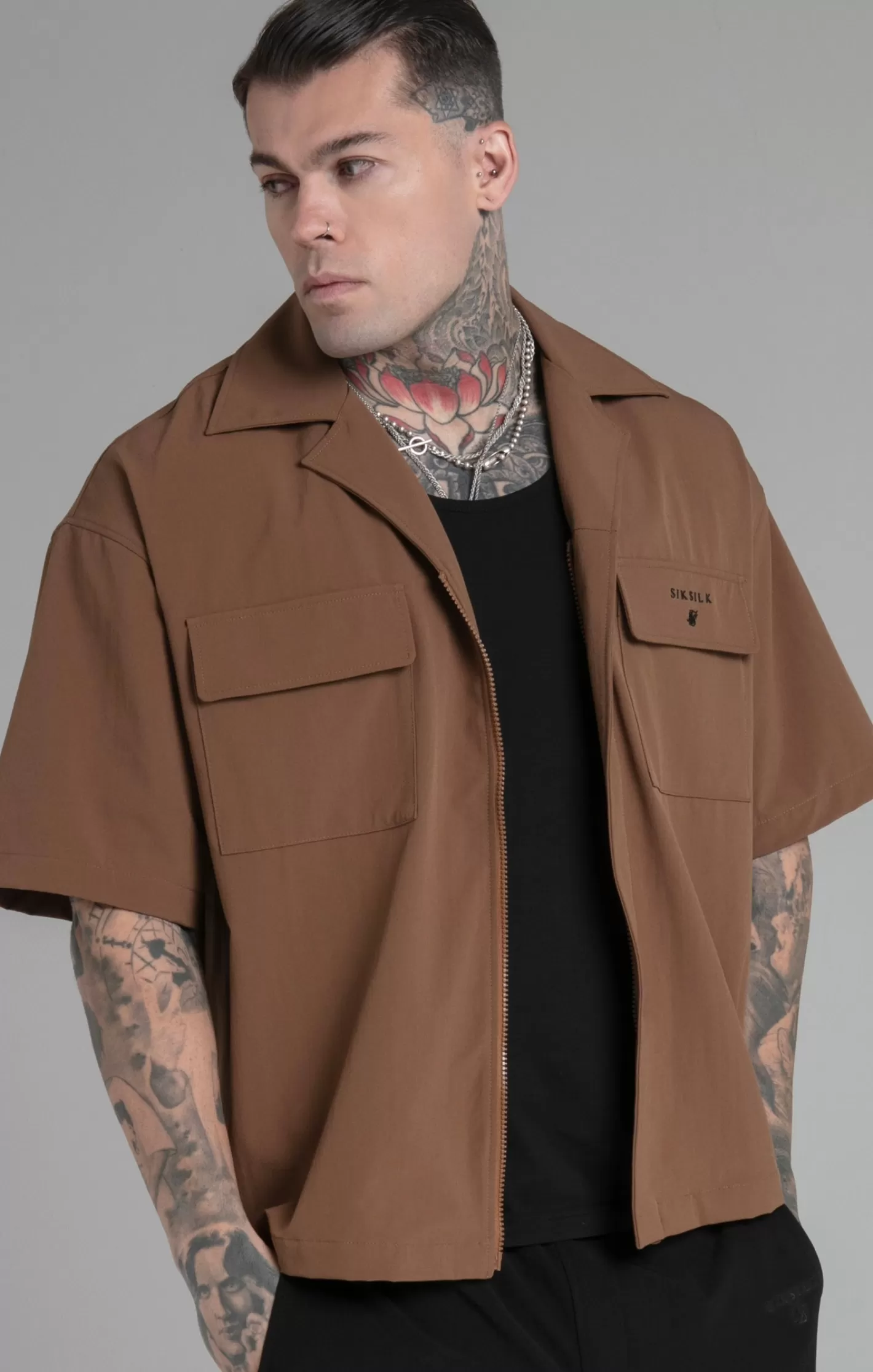 SikSilk Shirts^Utility Shirt